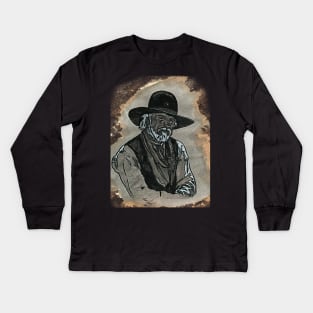 Lonesome Dove - Captain Woodrow Call Kids Long Sleeve T-Shirt